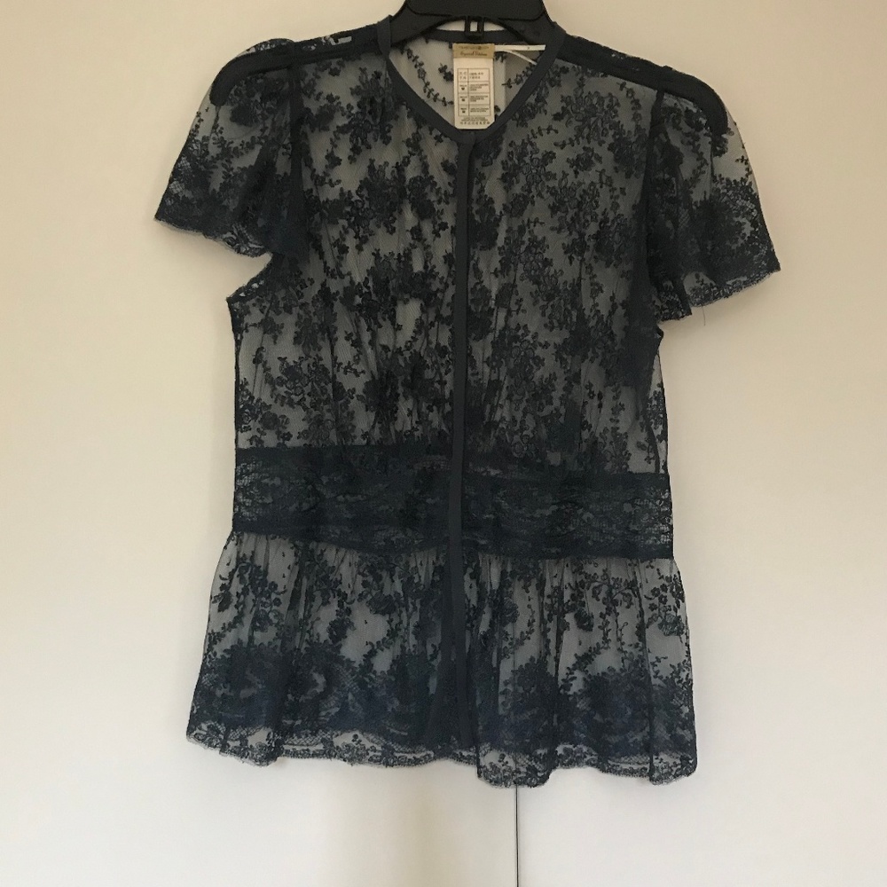 Max Studio Lace Top - Picture 3 of 5